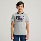 تيشيرت بالشعار باللون الرمادى للاولاد, 1, hi-res