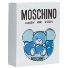 Baby Blue Logo Romper, 1, hi-res