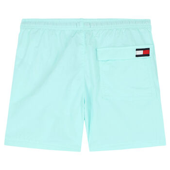Boys Aqua Logo Swim Shorts