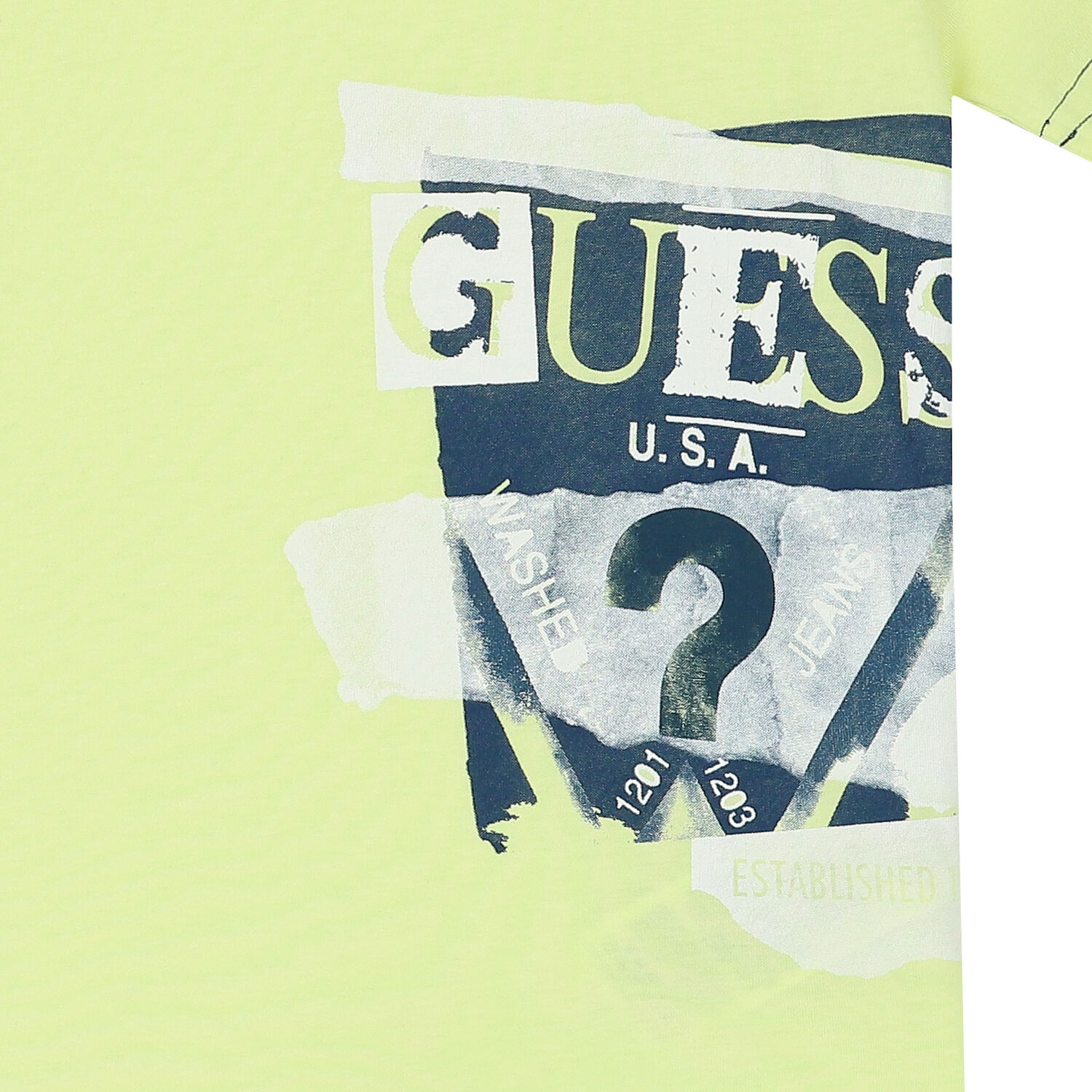 تيشيرت أولاد بالشعار باللون الأخضر, 1, hi-res