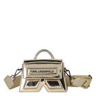 حقيبة يد للبنات بالشعار باللون الذهبي, 2, hi-res