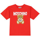 Red Teddy Logo T-Shirt, 3, hi-res