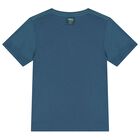 Boys Blue & Orange Shorts Set, 1, hi-res