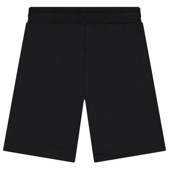 Boys Black Logo Shorts