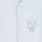 طقم هدية أفرول بطبعة نمر باللون الأزرق, 1, hi-res