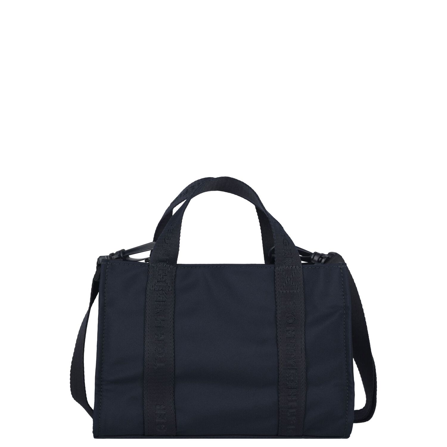 Girls Navy Blue logo Hand Bag ( 22cm ), 1, hi-res