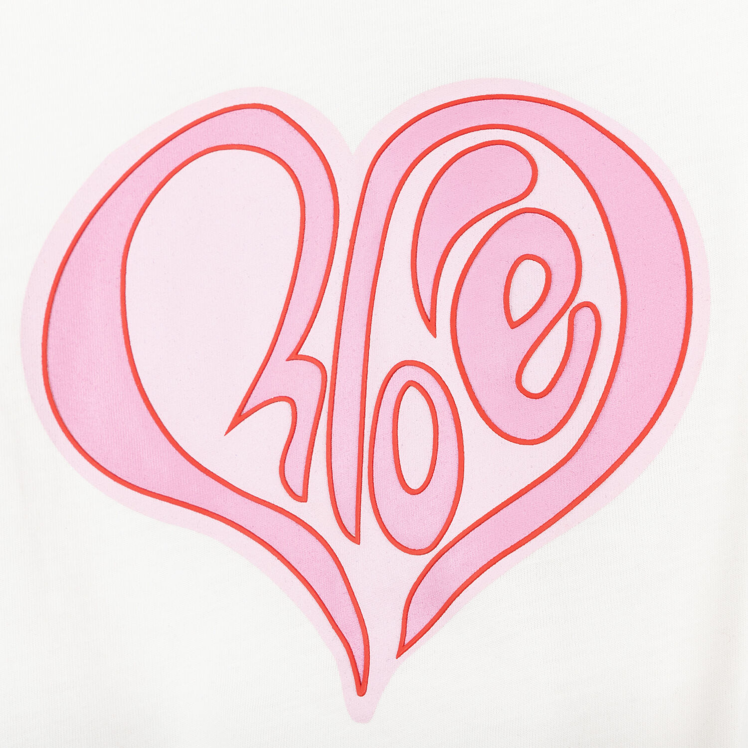 تيشيرت بالشعار باللون العاجي للبنات, 1, hi-res