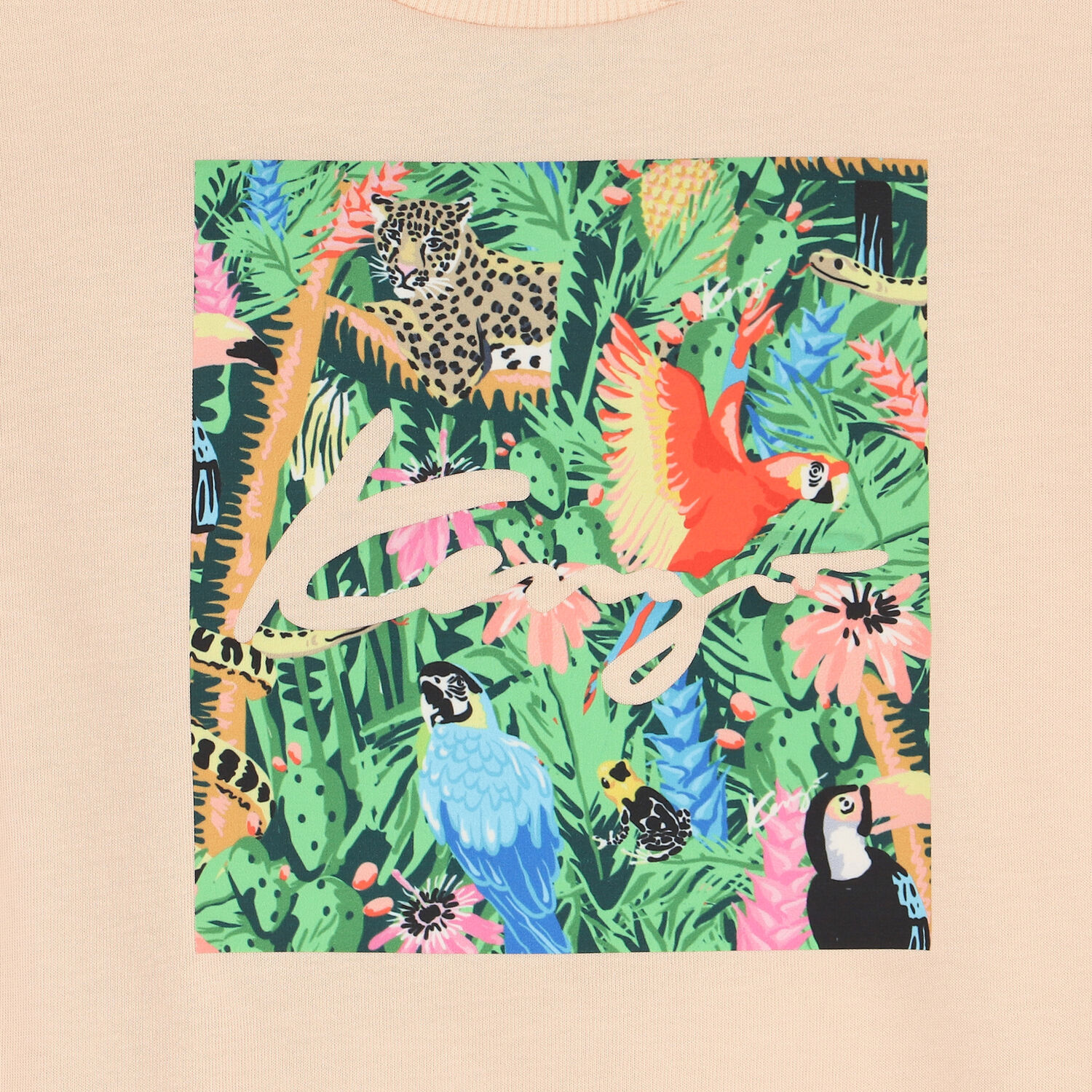 فستان بالشعار باللون الوردي, 1, hi-res