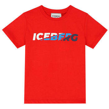 Boys Red Logo T-Shirt