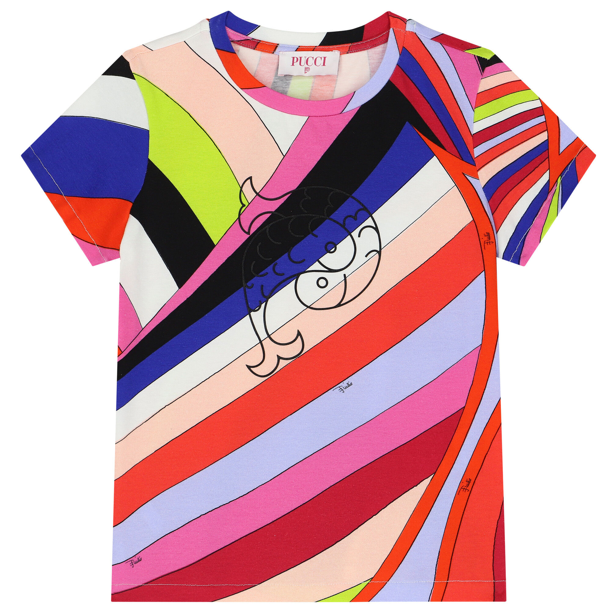 Multi coloured t shirt hotsell