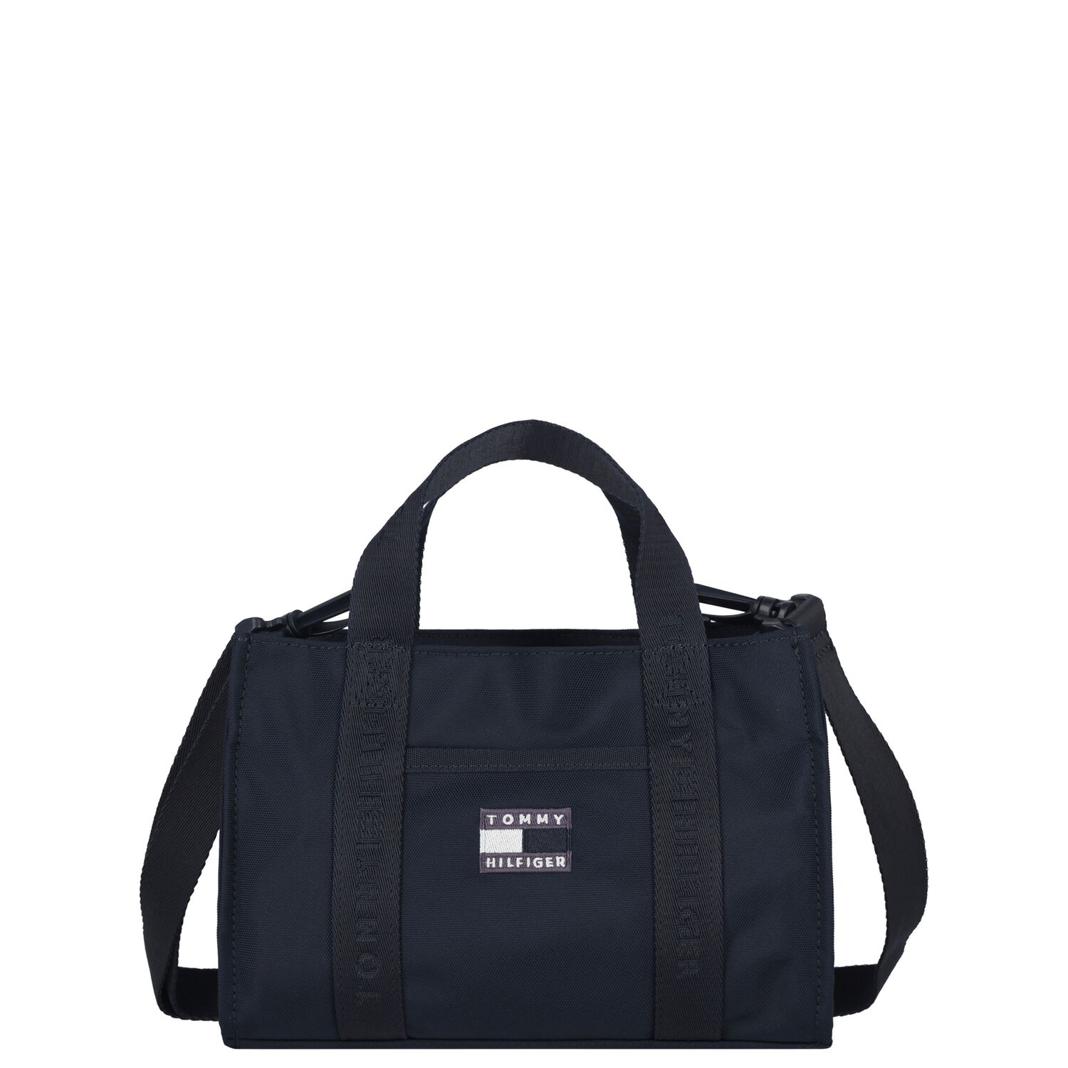 Girls Navy Blue logo Hand Bag ( 22cm ), 1, hi-res
