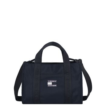 Girls Navy Blue logo Hand Bag ( 22cm )