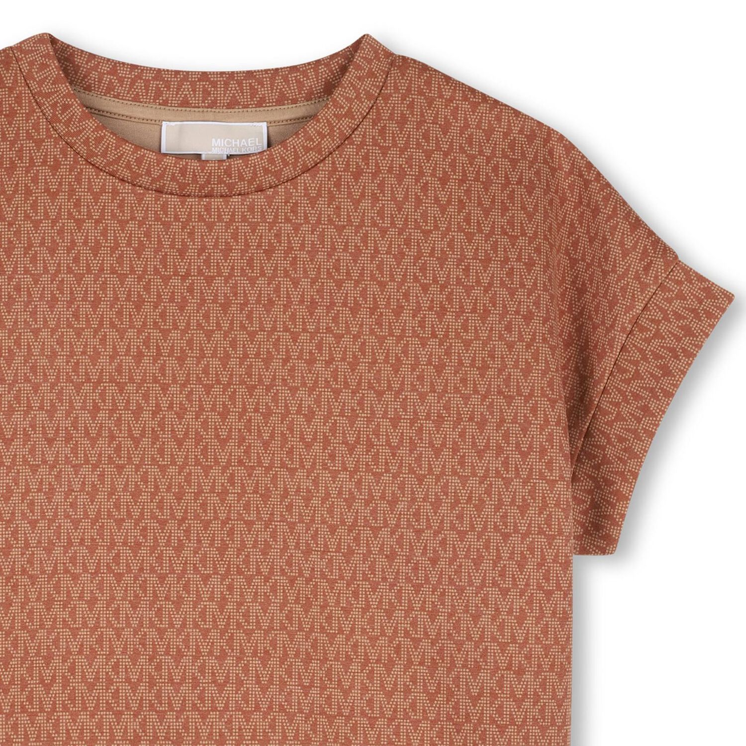 Girls Brown Logo T-Shirt, 1, hi-res