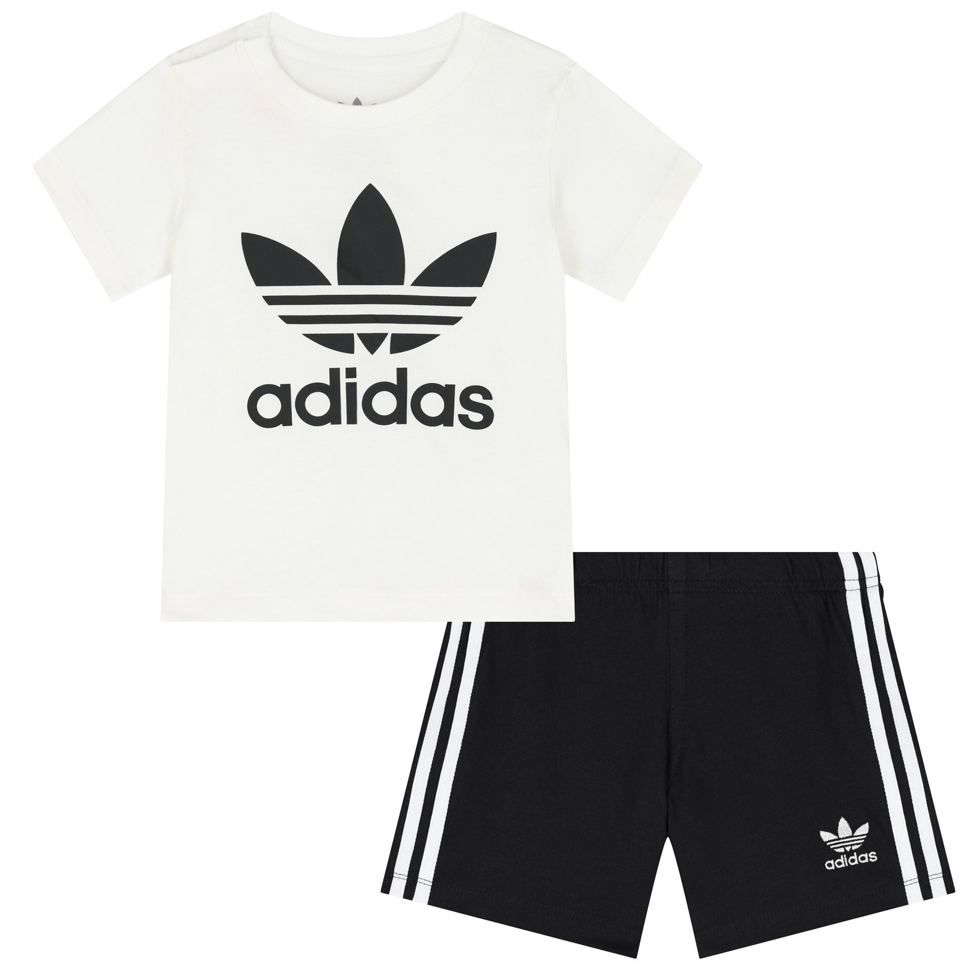 Adidas infant short set best sale