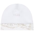 White & Beige Geo Map Babygrow Gift Set, 1, hi-res