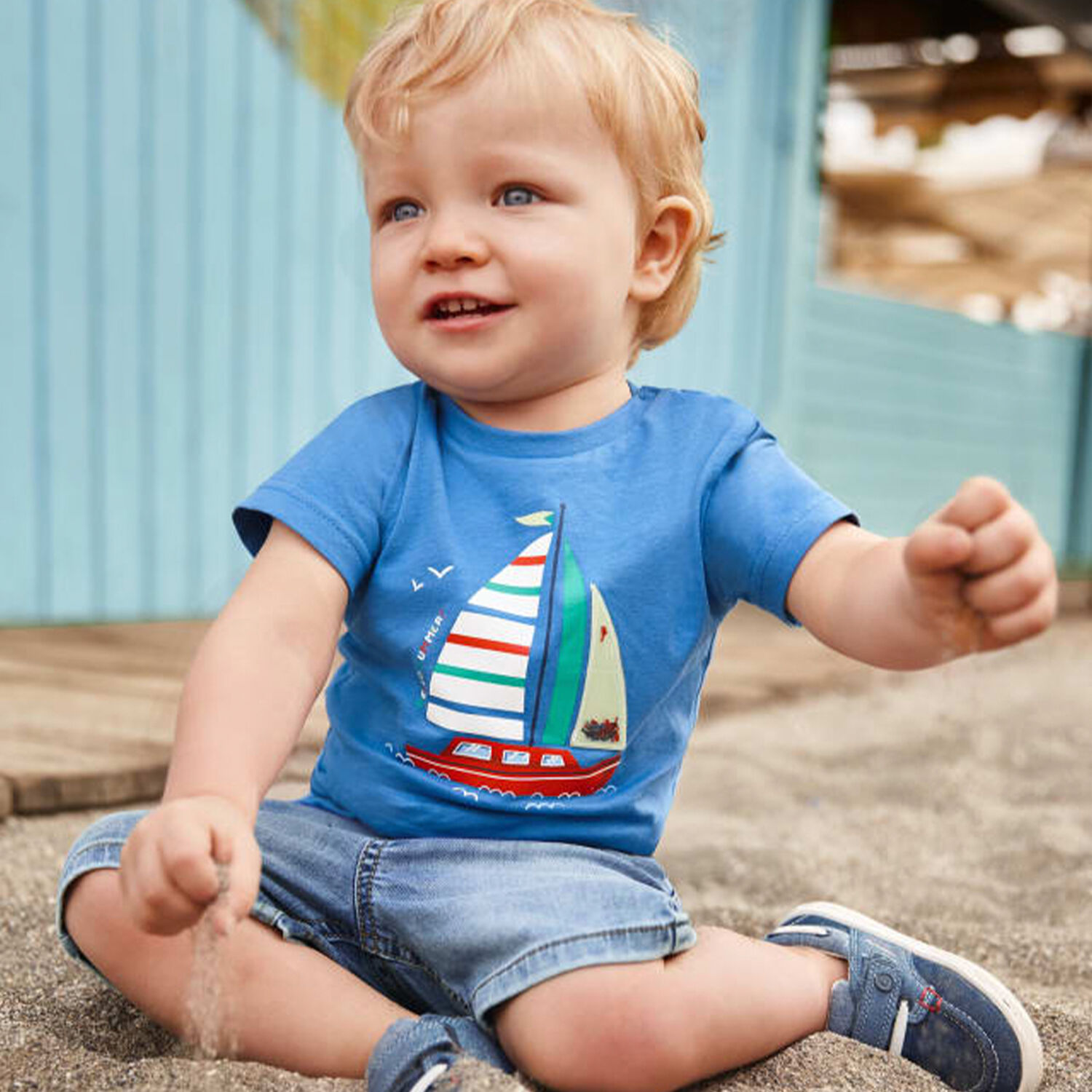 شورت دينيم باللون الأزرق للأولاد, 1, hi-res