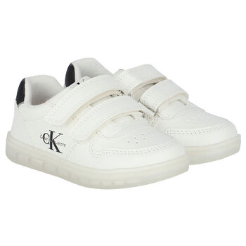 White Logo Trainers