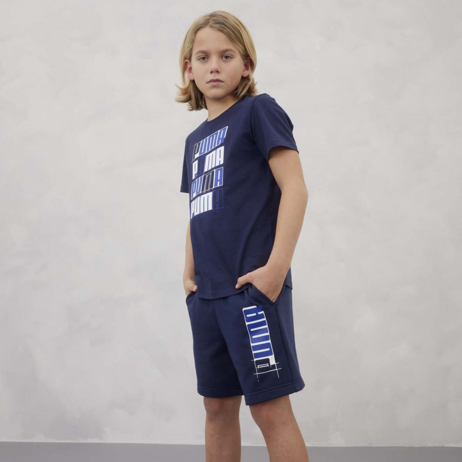 Boys Blue Logo T-Shirt, 2, hi-res image number null