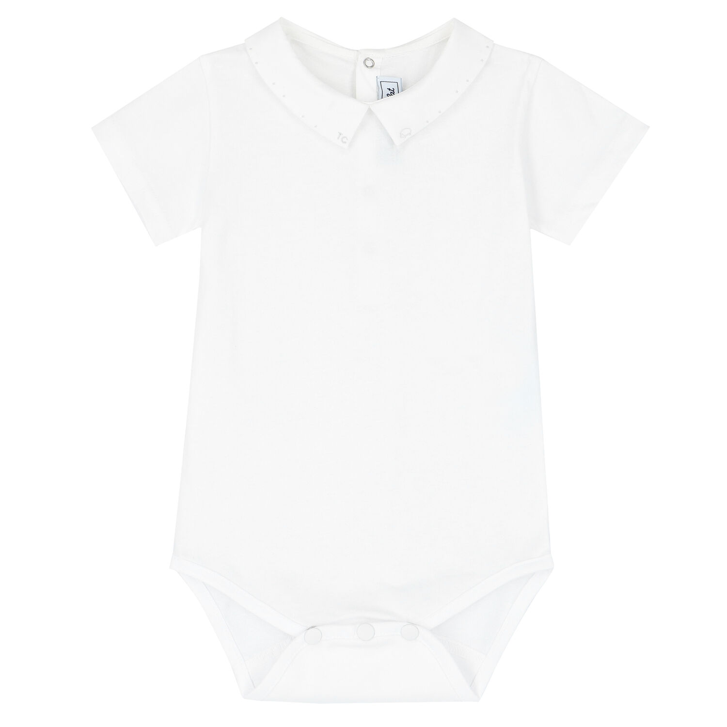 White Logo Bodysuit, 1, hi-res