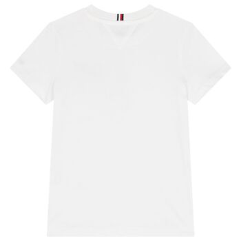 Boys White Logo T-Shirt