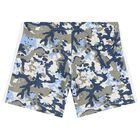 Blue & Grey Trefoil Logo Shorts Set, 1, hi-res