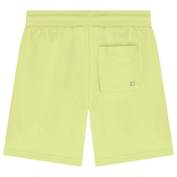 Boys Green Logo Shorts
