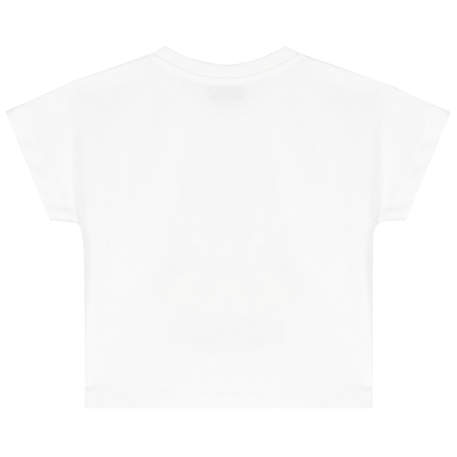 تيشيرت بشعار تيدي باللون الأبيض للبنات, 3, hi-res