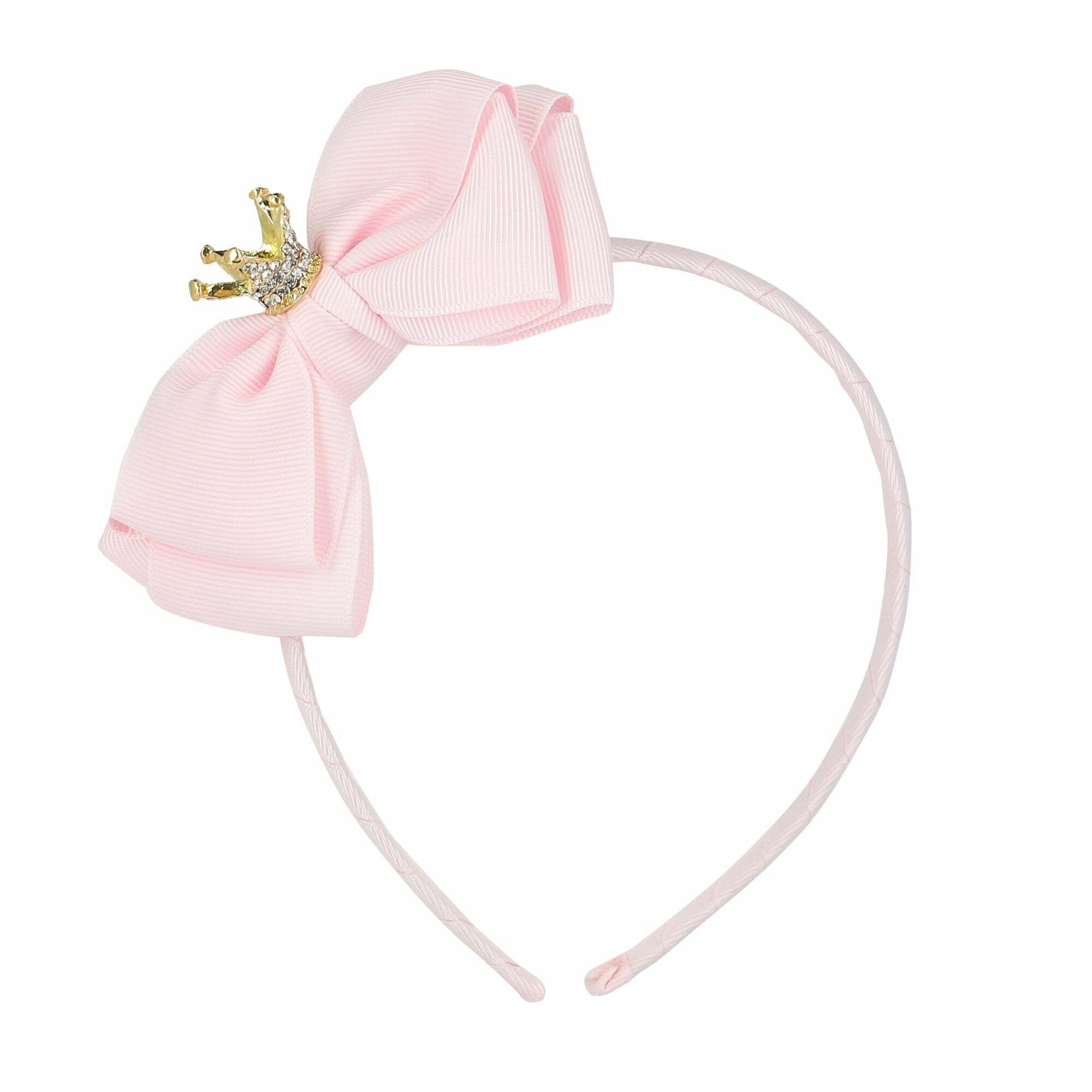 Pink headband with bow shop