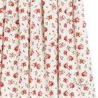 Girls Ivory & Red Roses Skirt, 1, hi-res