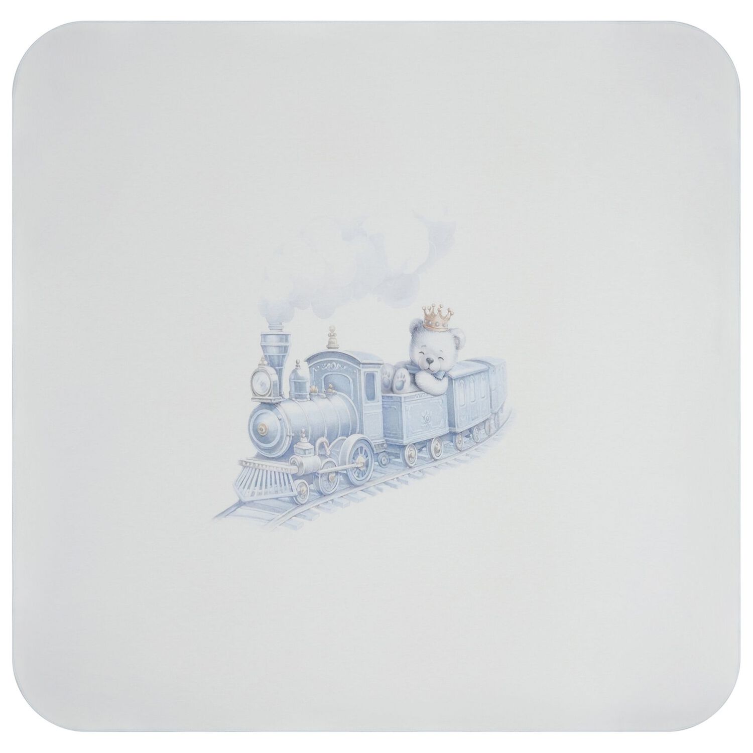 طقم هدية سالوبيت دب أزرق وأبيض للرضع الأولاد, 1, hi-res