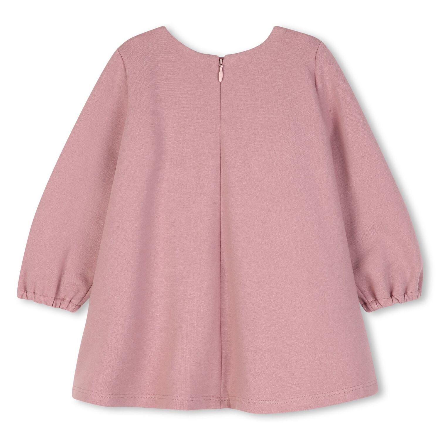 Younger Girls Pink Ruffled Dress, 1, hi-res