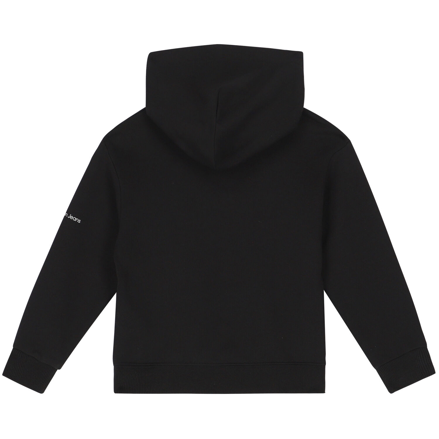 Boys Black Logo Hooded Top, 1, hi-res image number null