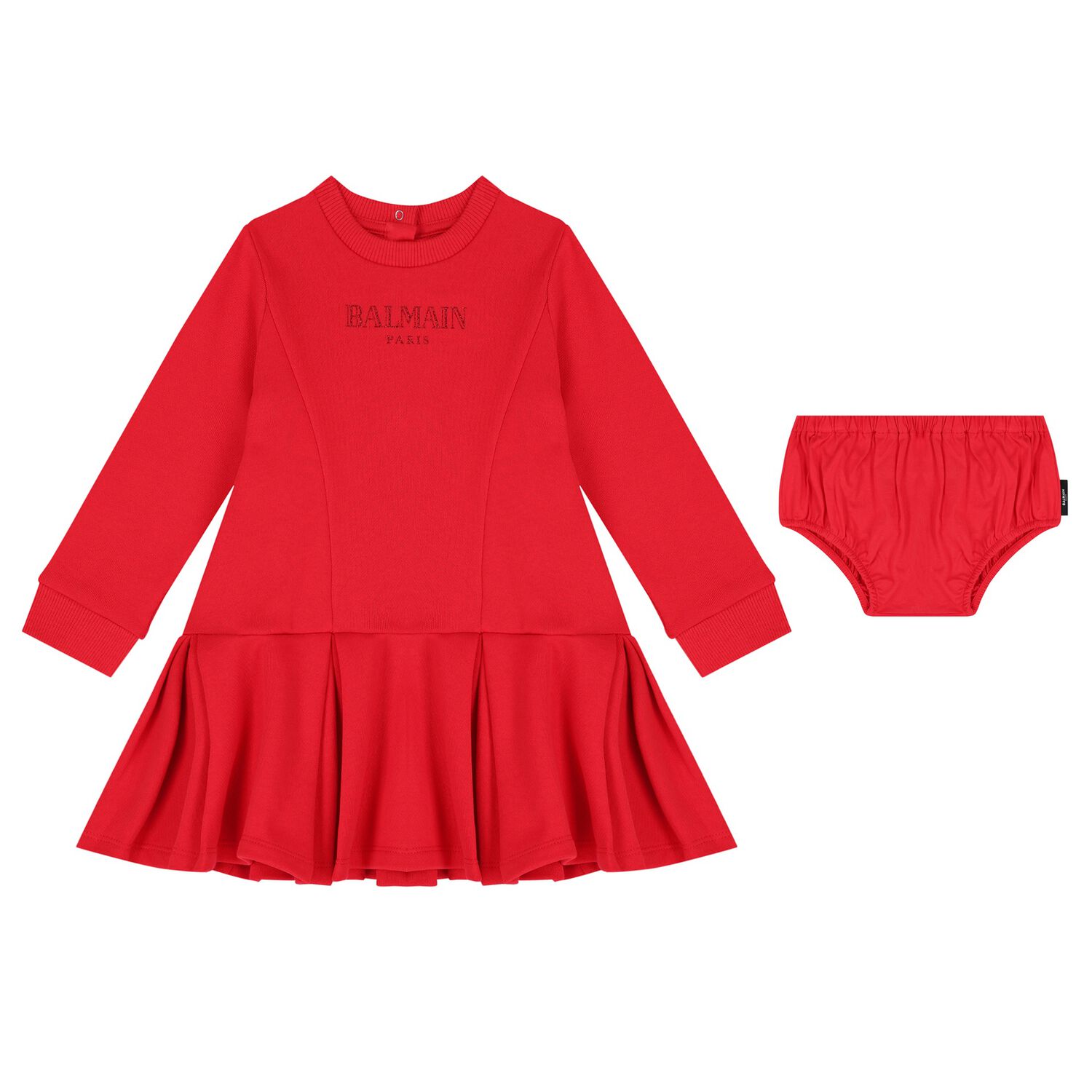 Younger Girls Red Logo Dress Set, 1, hi-res image number null