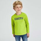 Boys Green & Navy Long Sleeve Tops ( 2-Pack ), 2, hi-res