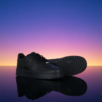 Black Air Force 1 Trainers