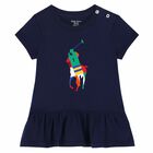 طقم ليغنز بشعار كحلي وأحمر للفتيات الصغيرات , 1, hi-res