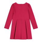Girls Pink Logo Dress, 2, hi-res