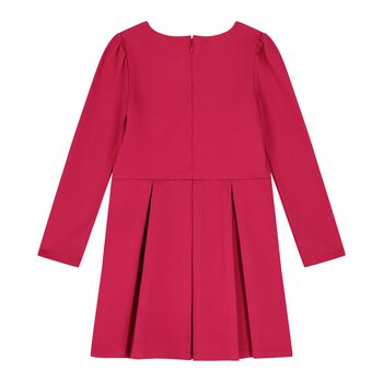 Girls Pink Logo Dress
