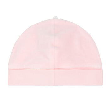 Baby Girls Pink Logo Hat