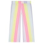 Girls Multi-Coloured Stripes Trousers, 1, hi-res