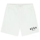 White Logo Shorts, 1, hi-res