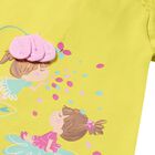 فستان بنات بطبعة الزهور باللون الأصفر, 2, hi-res