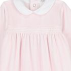 Baby Girls Pink Babygrow, 1, hi-res
