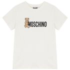 تيشيرت بالشعار بطبعه تيدى بير باللون العاجى , 1, hi-res