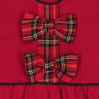 Baby Girls Red Tartan Bows Babygrow, 1, hi-res