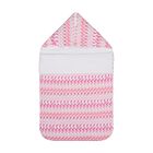Baby Girls Pink & White Zig Zag Nest, 1, hi-res