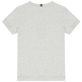 Boys Grey Logo T-Shirt