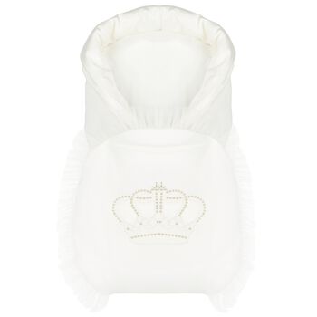 Crown Ruffled Tulle Baby Nest