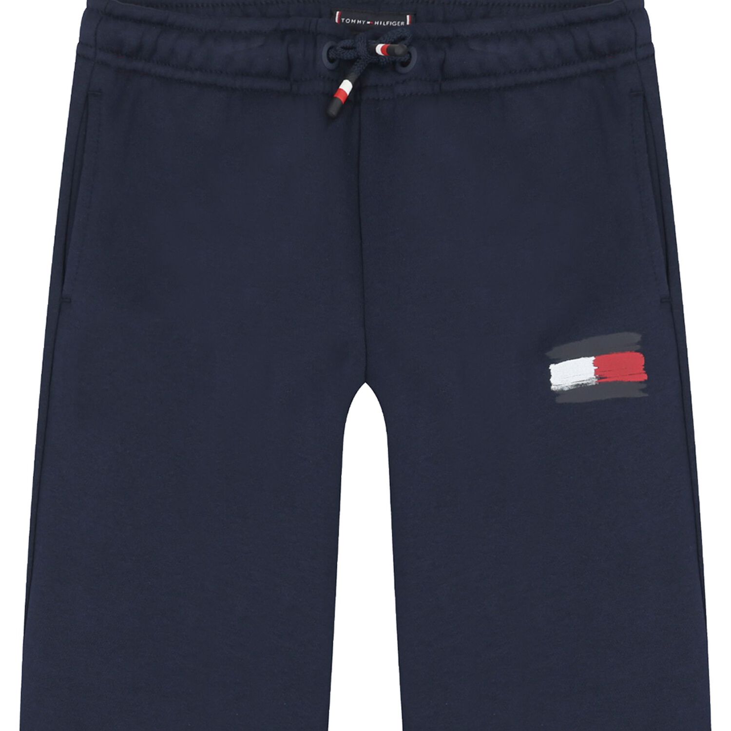 Boys Navy Blue Logo Joggers, 1, hi-res
