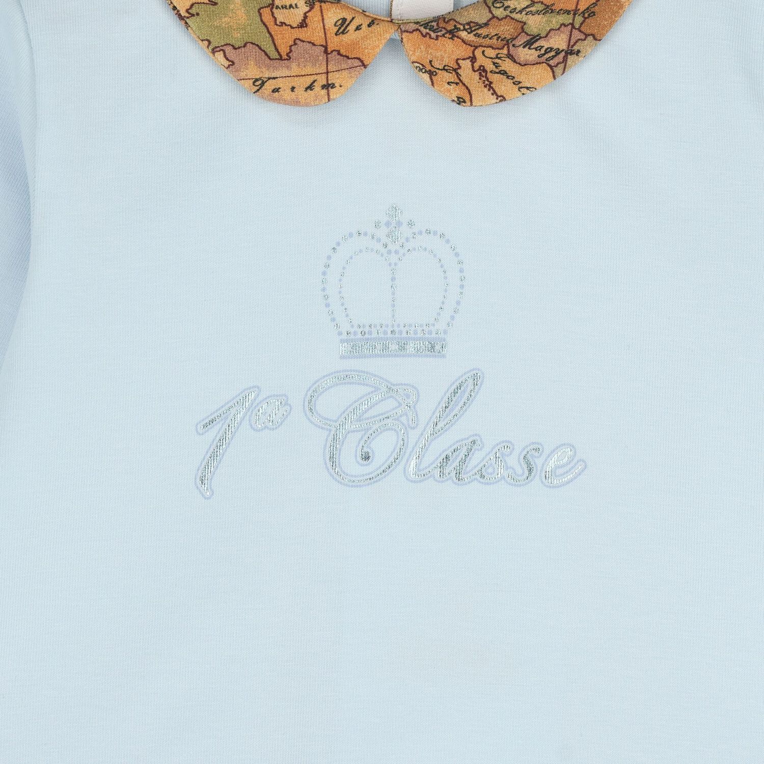 Baby Boys Blue & Beige Geo Map Babygrow Gift Set, 3, hi-res